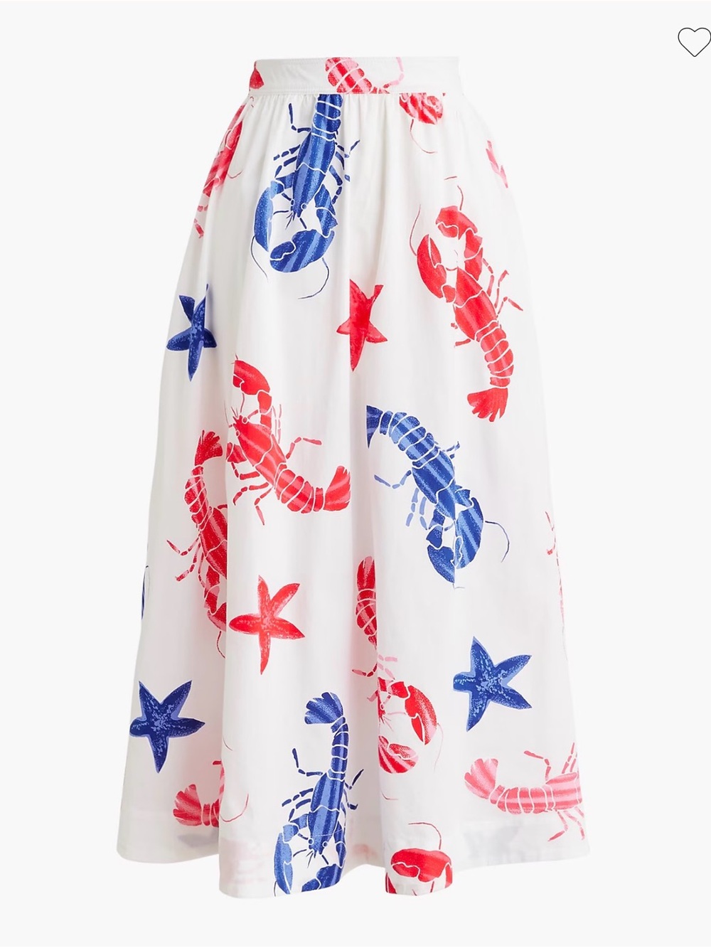 J. Crew Poplin midi skirt • size medium • CA427